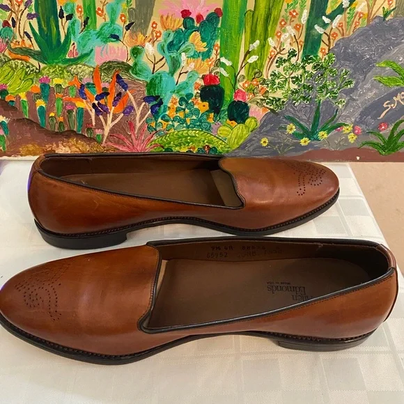 Allen Edmonds Women’s Brown Leather Loafers,Slip On,Size 9 1/2 4A (AAAA) Narrow - Picture 2 of 16